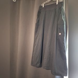 Maxi gray scrub skirt
